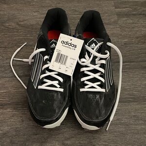 Adidas Men's Black and White Athletic Shoes